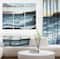 Designart - Ocean Waves at Seashore - Sea & Shore Painting Print on Wrapped Canvas set